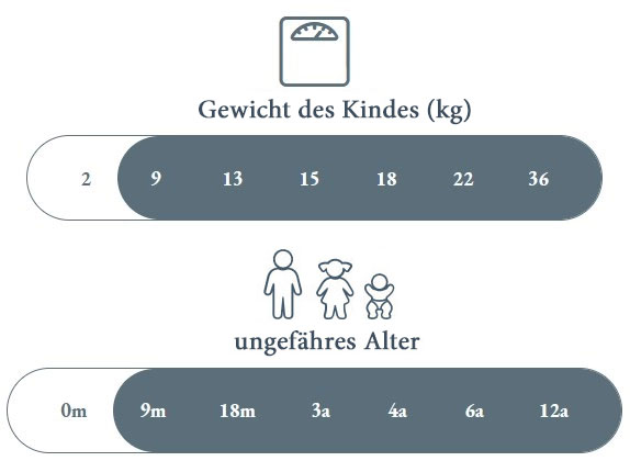 Wann kann der Autositz Caboto 1.2.3 IFIX verwendet werden?